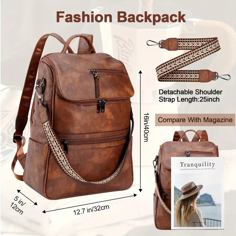 Leather Backpack For Women